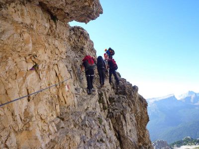 023-In der Ferrata Sentiero Olivieri